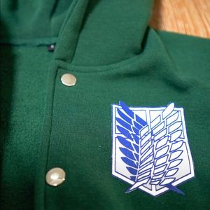 Attack on Titan Button-up Hoodie